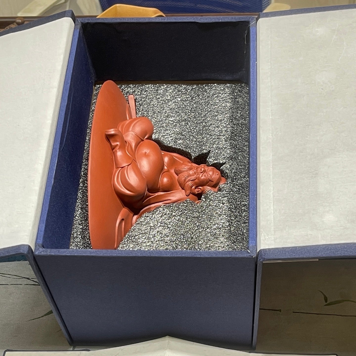 Zhong Kui Na Fu - Zisha Sculpture - zycs_China