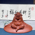 Zhong Kui Na Fu - Zisha Sculpture - zycs_China
