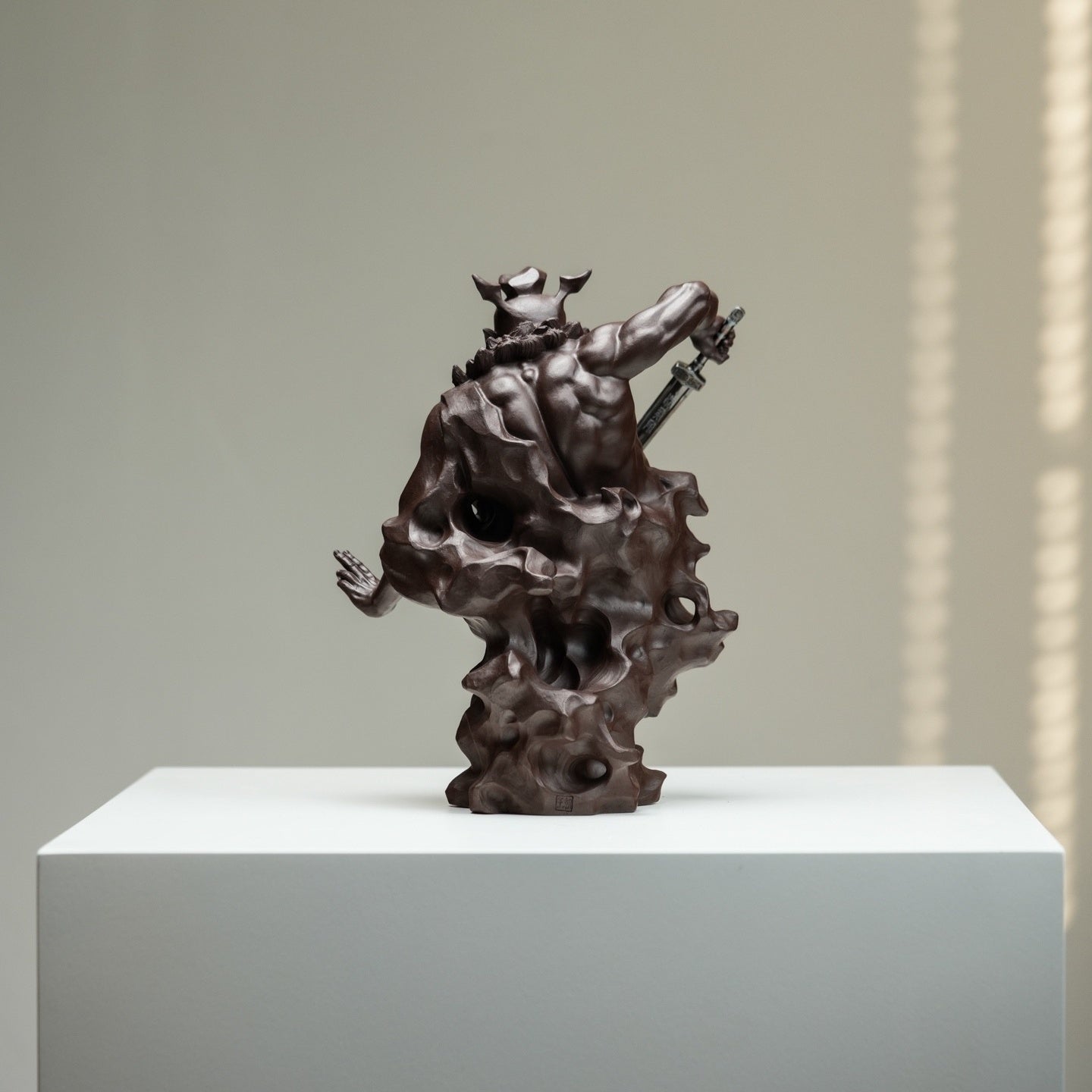 Zhong Kui - Zisha Sculpture - zycs_China