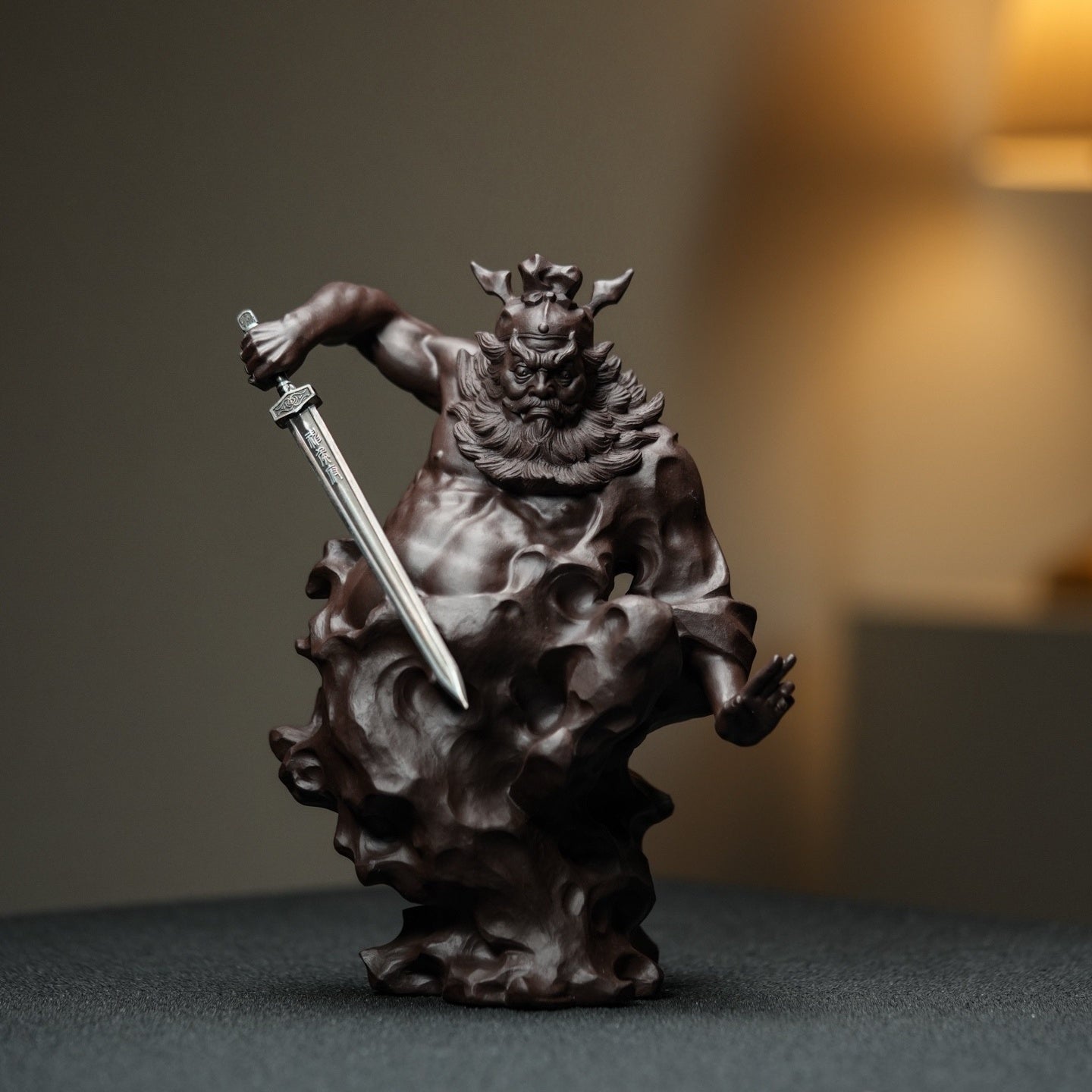Zhong Kui - Zisha Sculpture - zycs_China