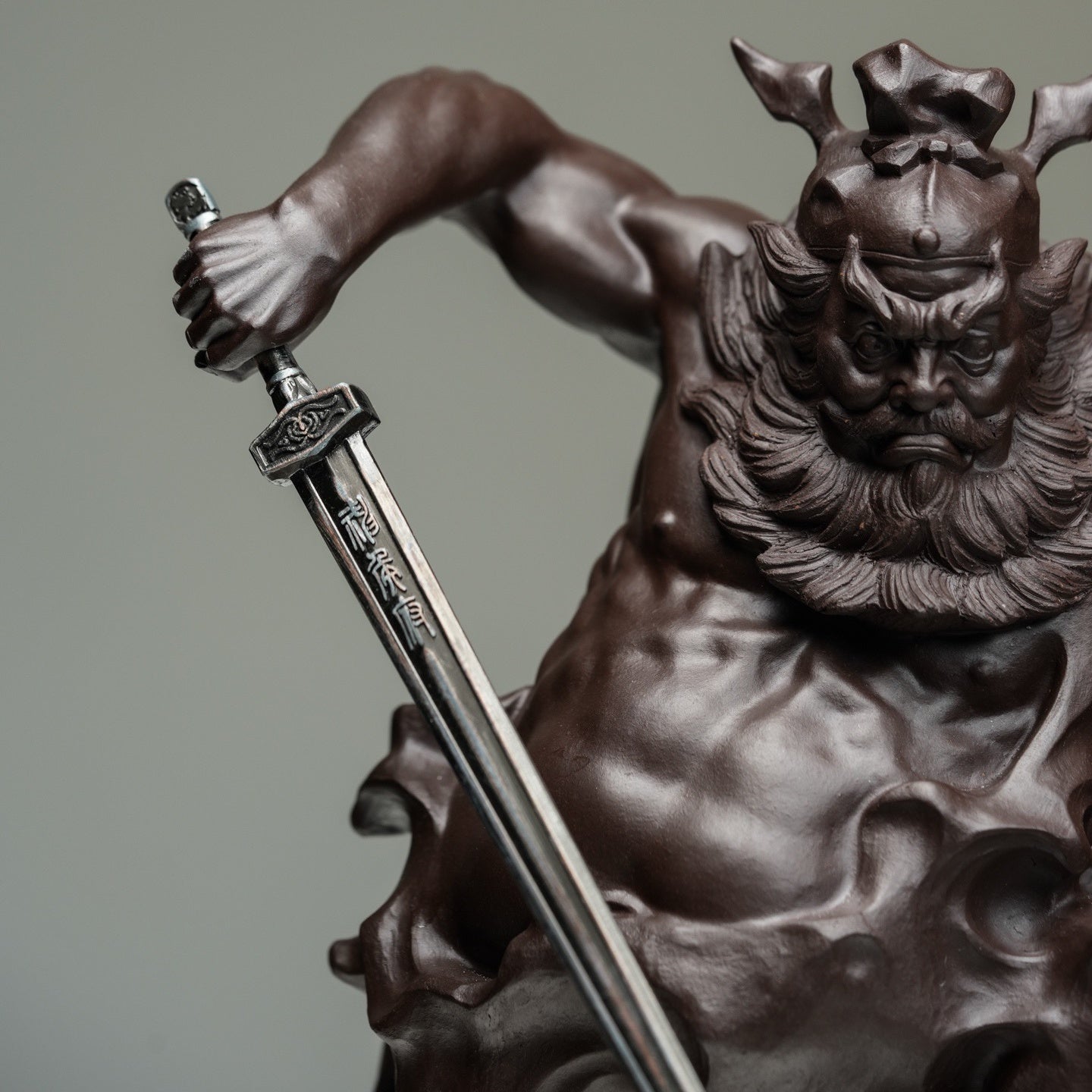 Zhong Kui - Zisha Sculpture - zycs_China