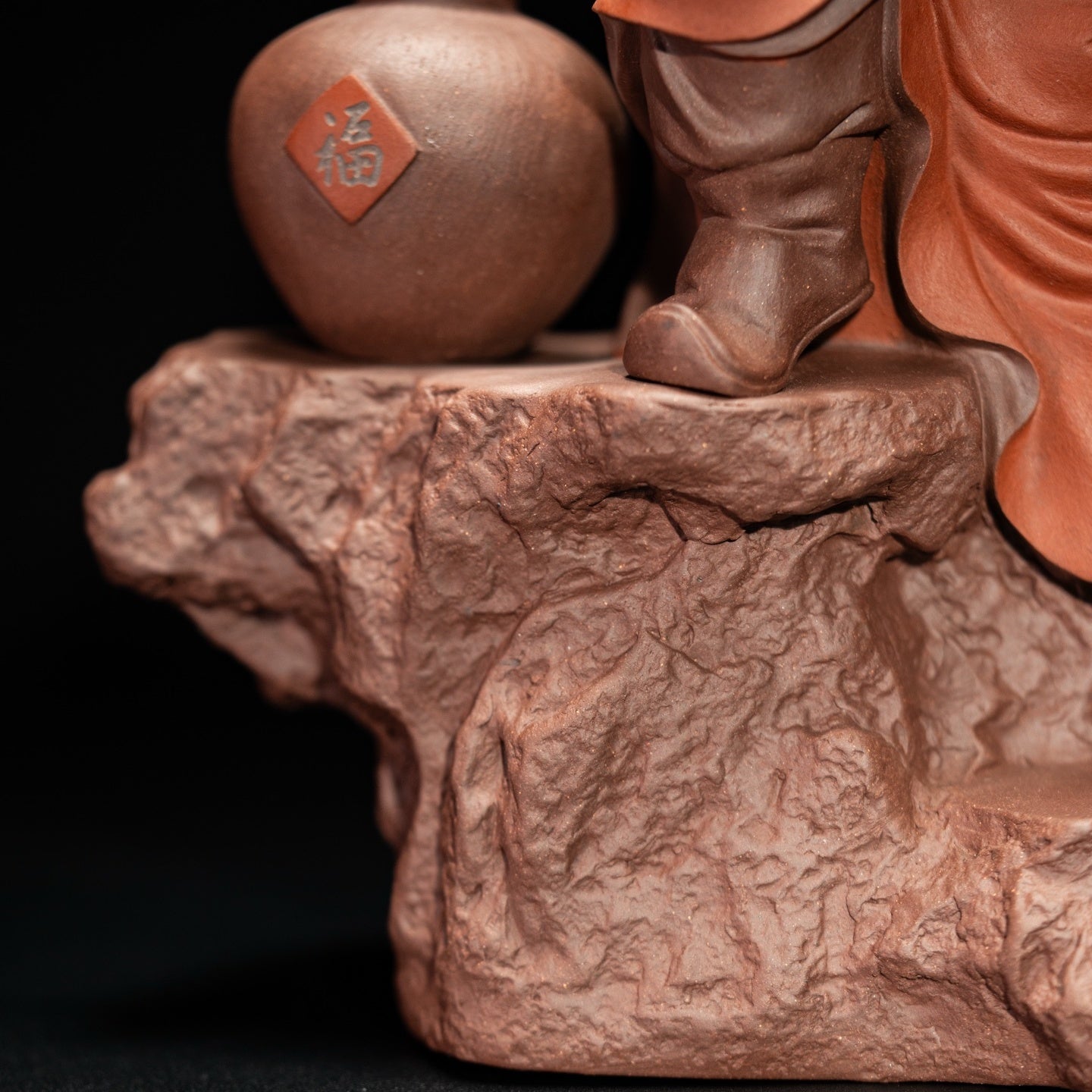 Zhong Kui Zui Jiu - Zisha Sculpture - zycs_China