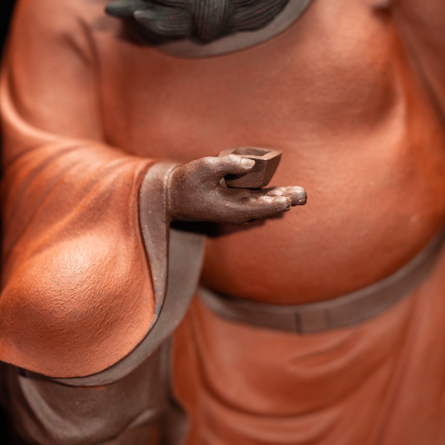 Zhong Kui Zui Jiu - Zisha Sculpture - zycs_China