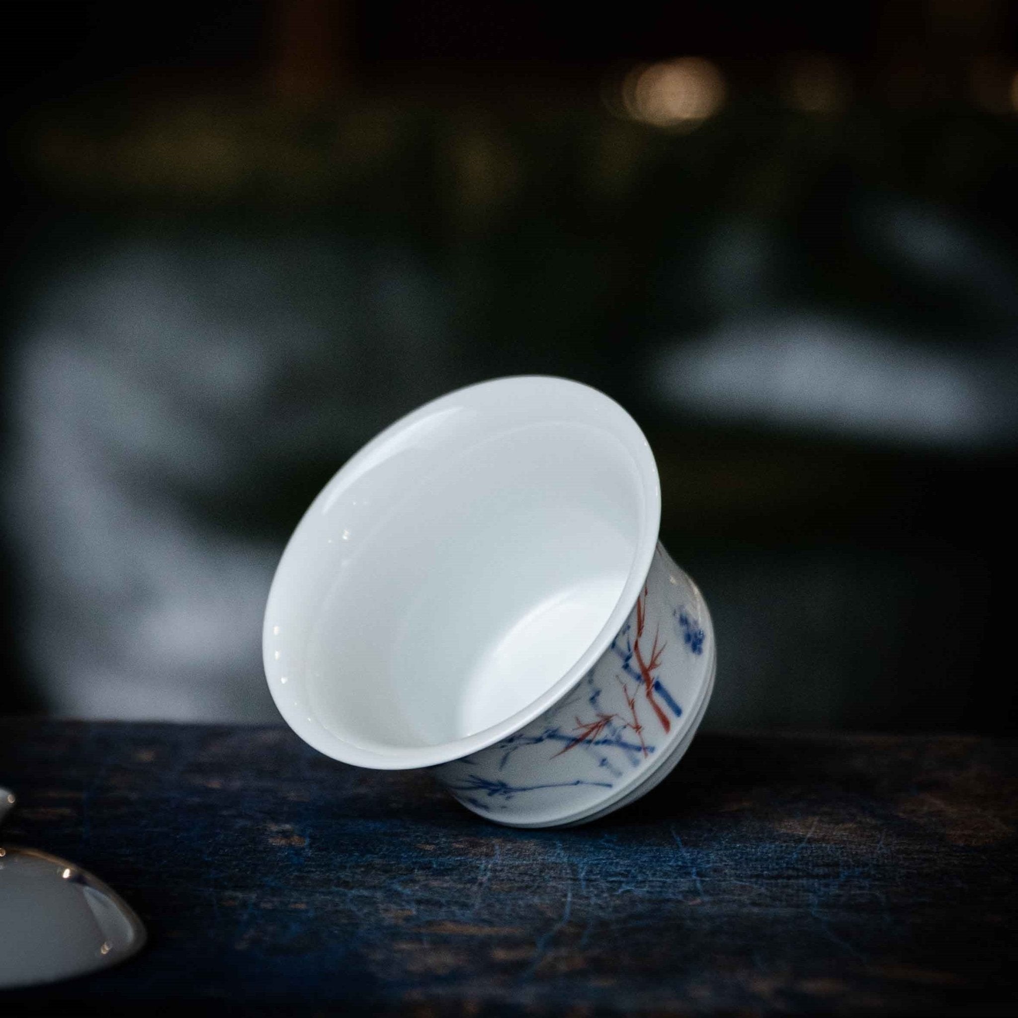 Zhu 100cc - Jing De Zhen Porcelain Gaiwan - zycs_China
