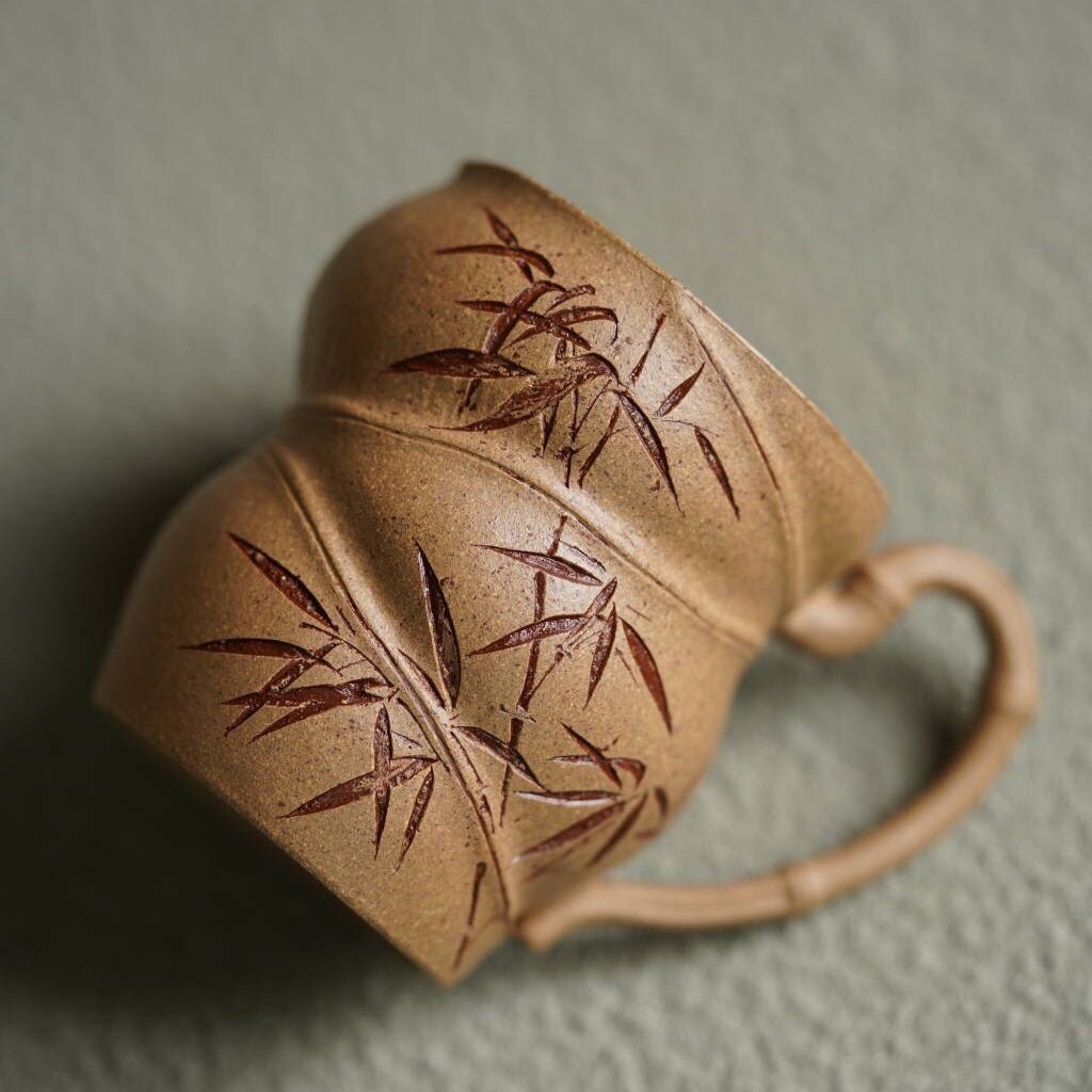 Zhu Bao Ping An 130cc - Yixing Handmade Teacup - zycs_China