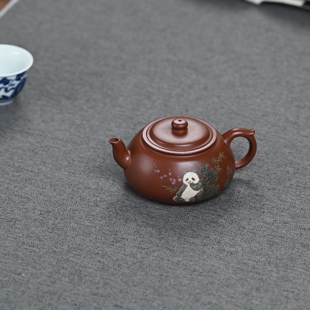 Zhu Bao Ping An 180cc - Yixing Handmade Teapot - zycs_China