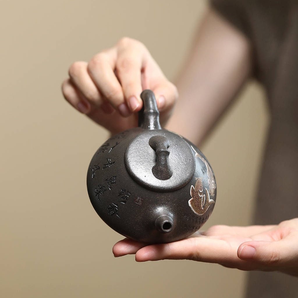 Zhu Jie Shi Piao 200cc - Yixing Handmade Teapot - zycs_China