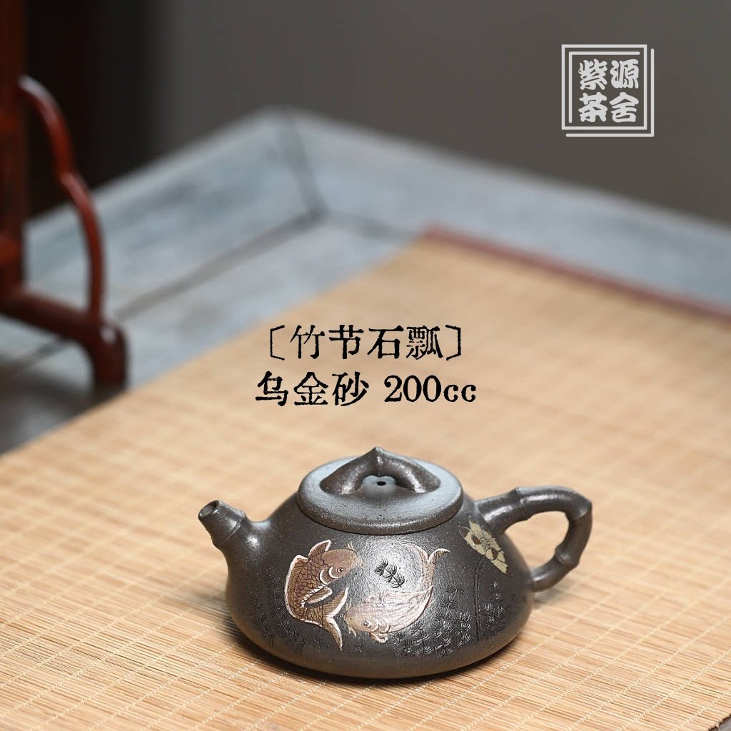 Zhu Jie Shi Piao 200cc - Yixing Handmade Teapot - zycs_China