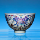 Zhu Lian Hu Die 150cc - Jing De Zhen Porcelain Gaiwan - zycs_China