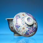 Zhu Lian Hu Die 150cc - Jing De Zhen Porcelain Gaiwan - zycs_China