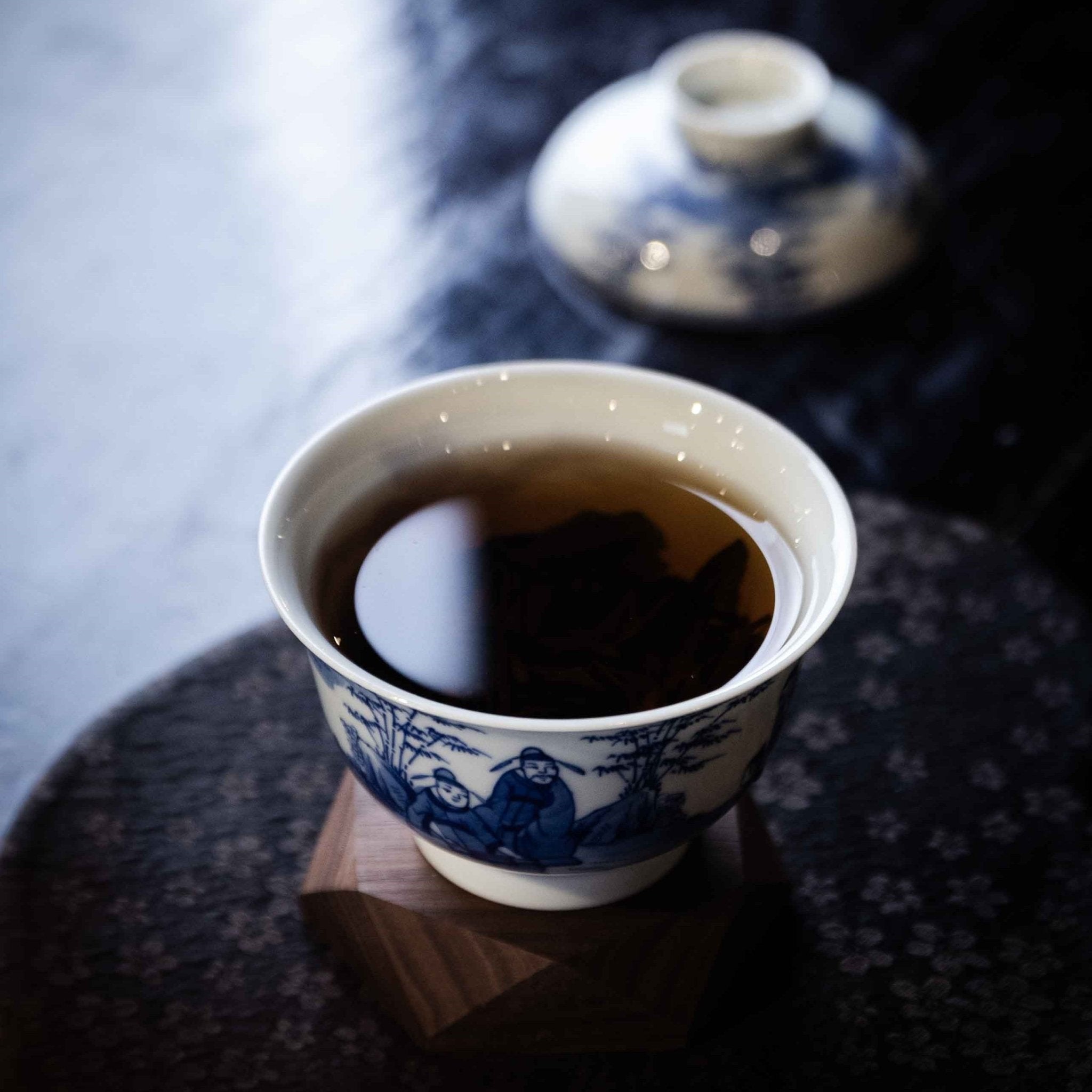 Zhu Lin Qi Xian 160cc - Jing De Zhen Porcelain Gaiwan - zycs_China
