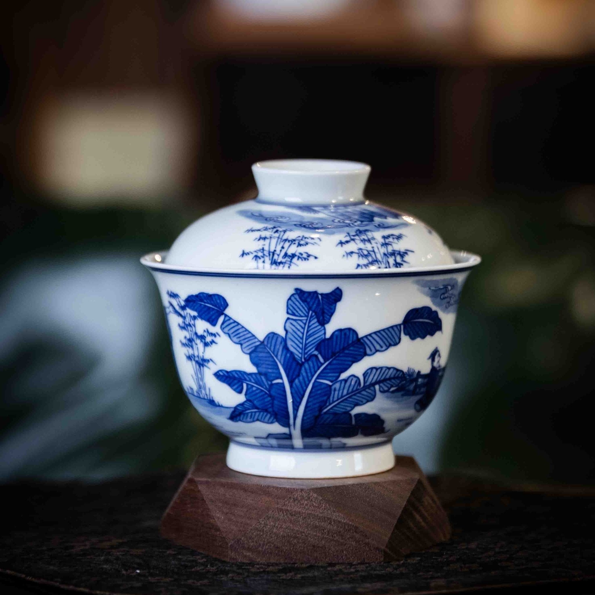 Zhu Lin Qi Xian 160cc - Jing De Zhen Porcelain Gaiwan - zycs_China