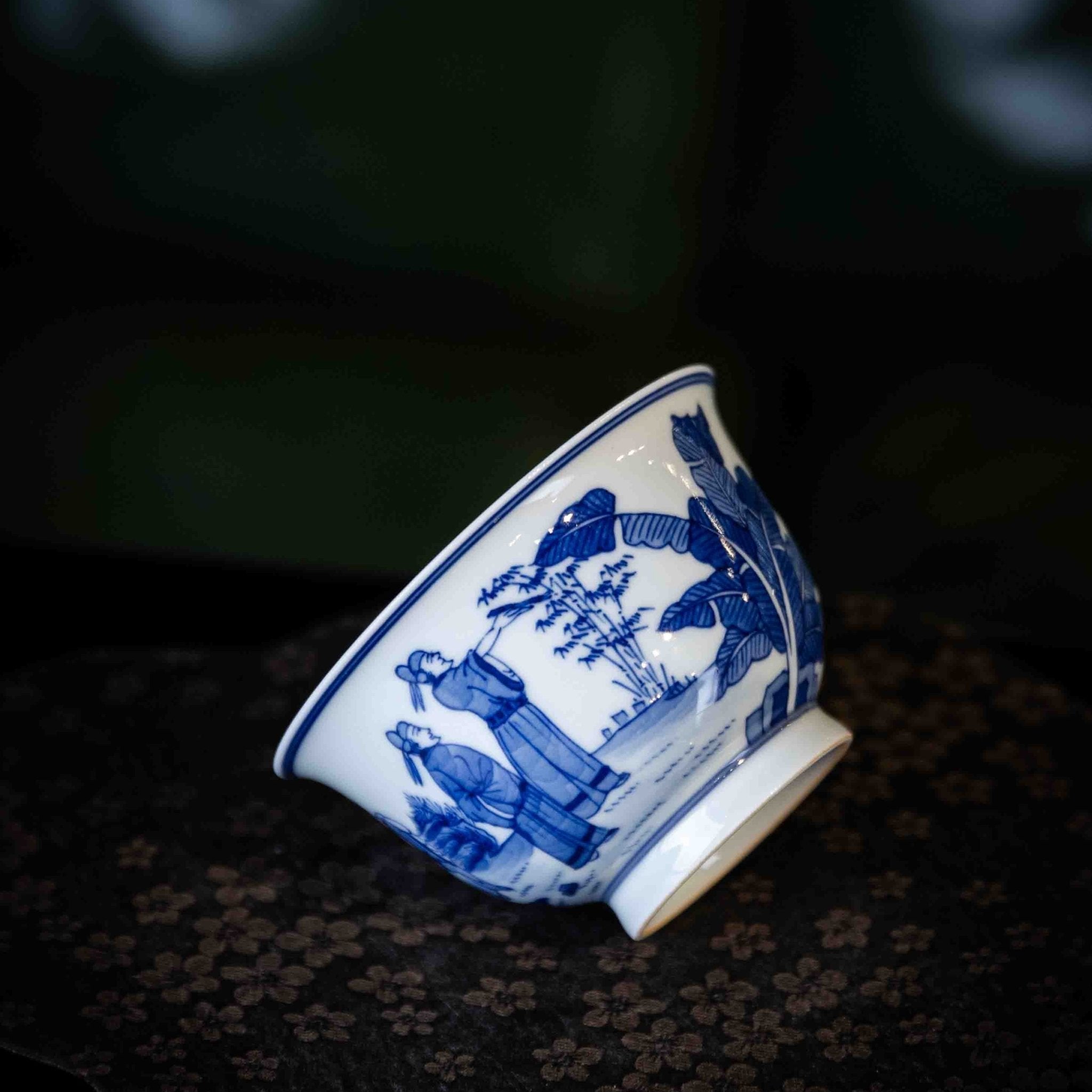 Zhu Lin Qi Xian 160cc - Jing De Zhen Porcelain Gaiwan - zycs_China