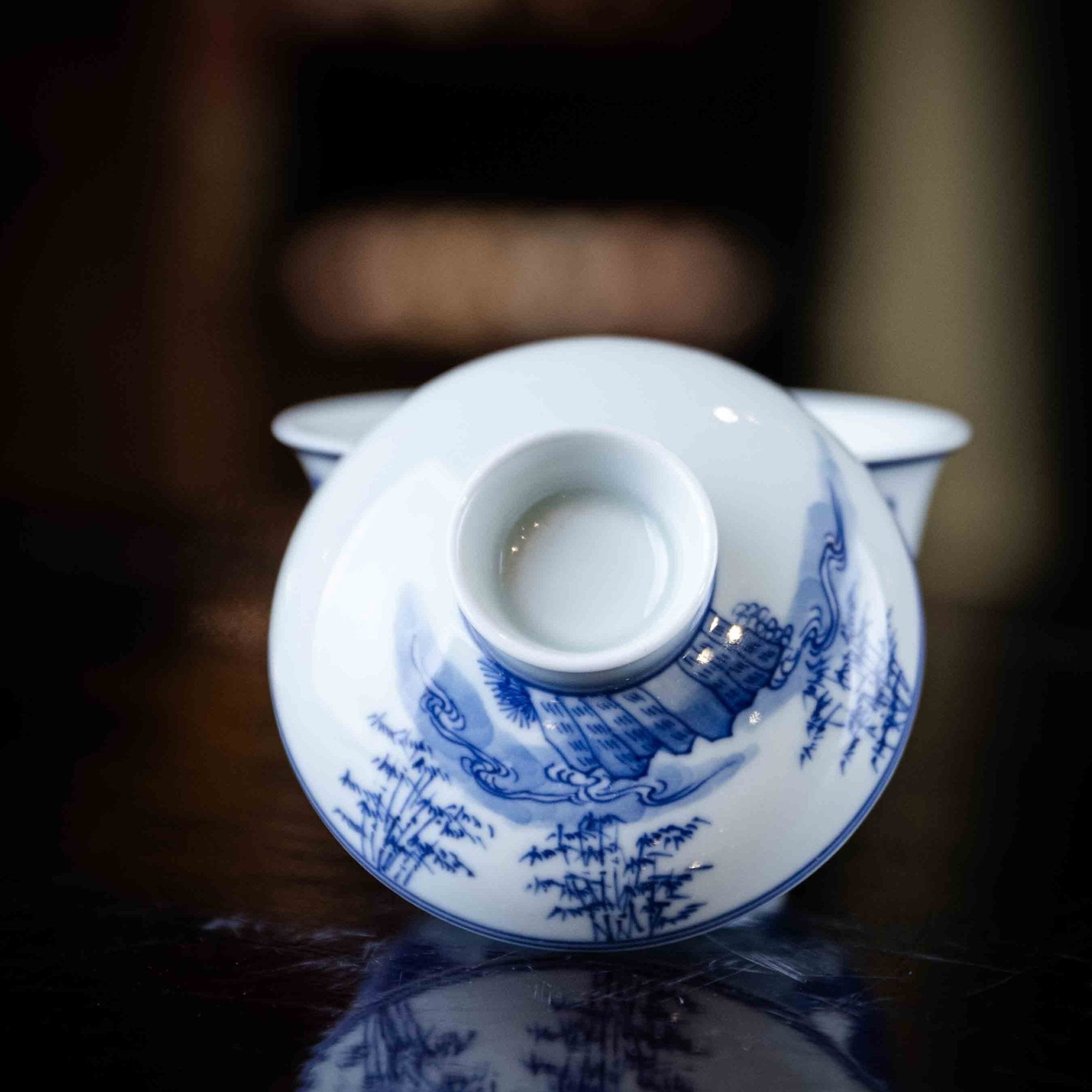 Zhu Lin Qi Xian 160cc - Jing De Zhen Porcelain Gaiwan - zycs_China