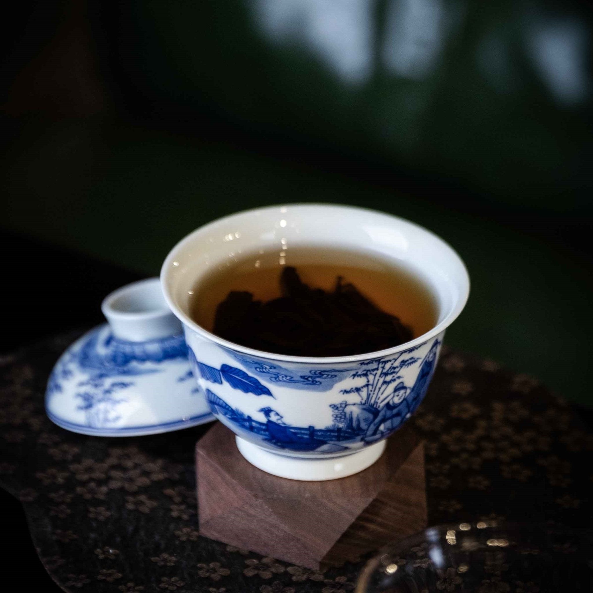 Zhu Lin Qi Xian 160cc - Jing De Zhen Porcelain Gaiwan - zycs_China