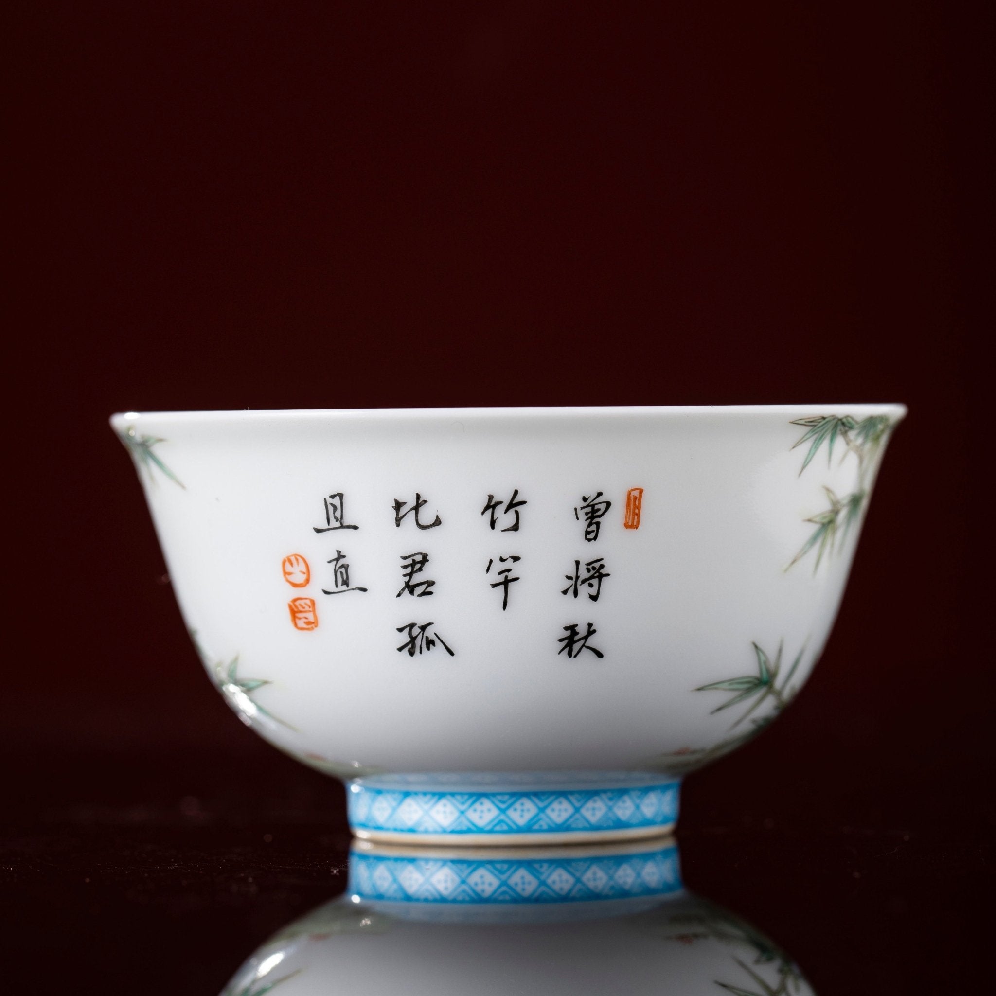 Zhu Que 150cc - Jing De Zhen Porcelain Teacup - zycs_China