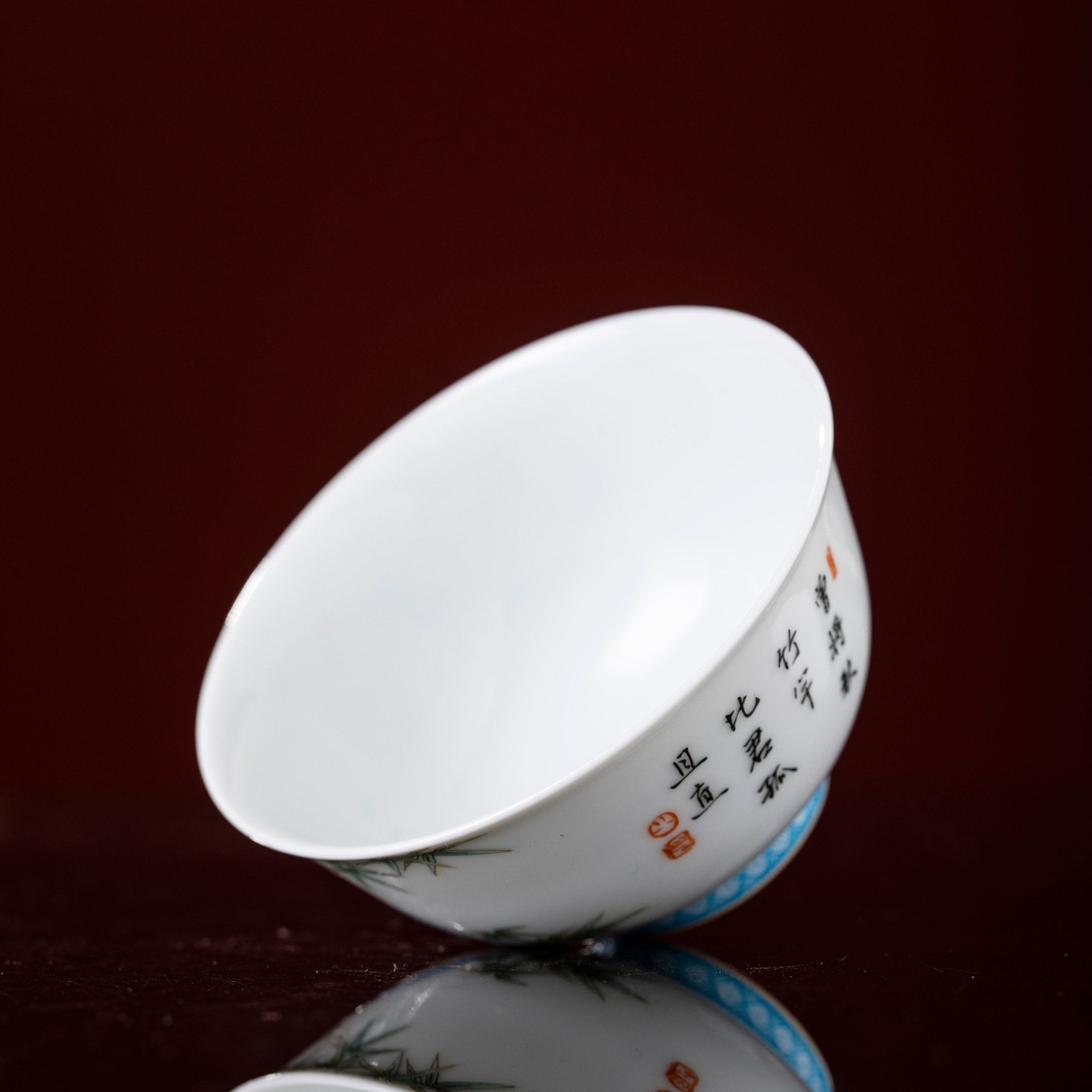Zhu Que 150cc - Jing De Zhen Porcelain Teacup - zycs_China