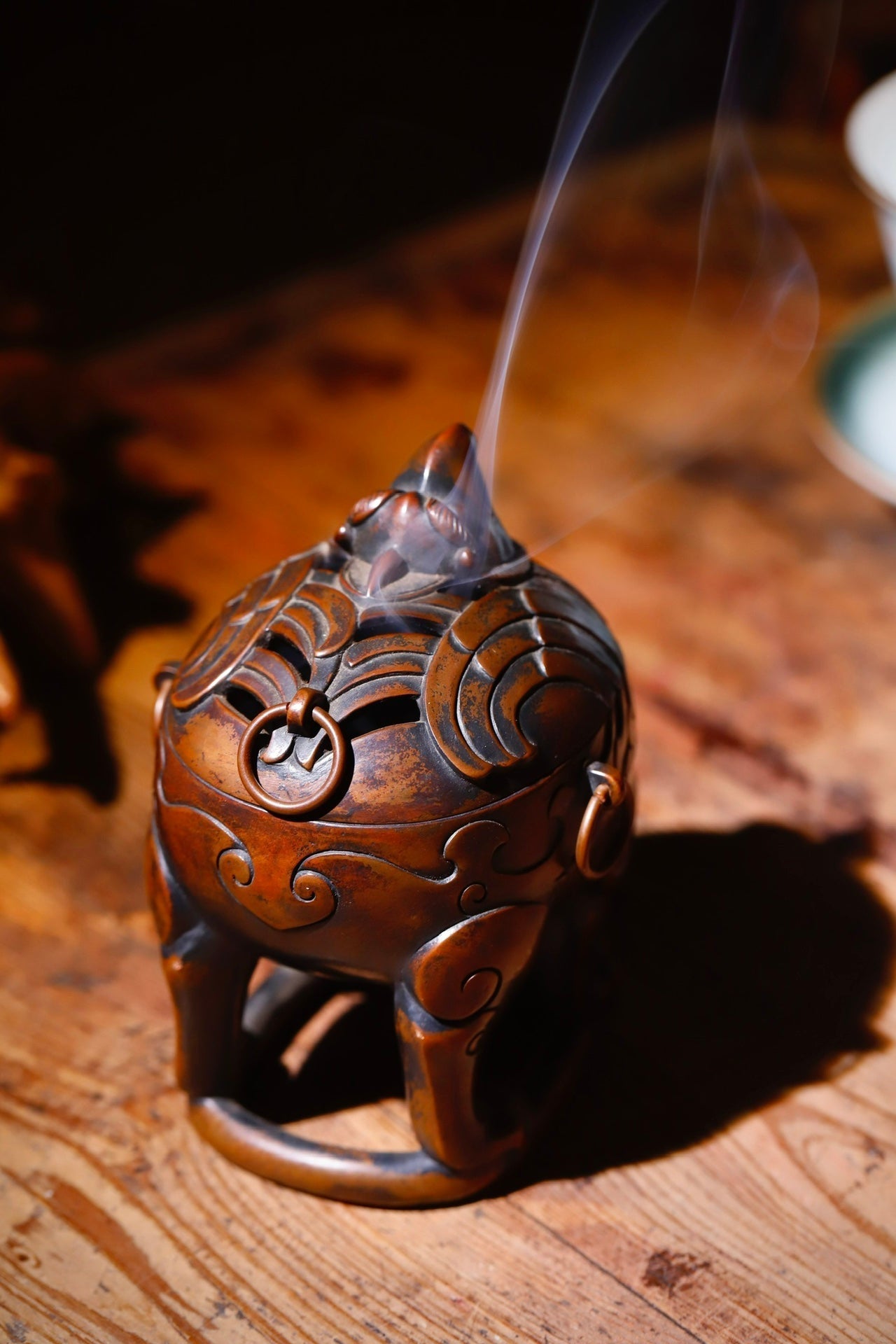 Zhu Que - Wood Sculpture - zycs_China