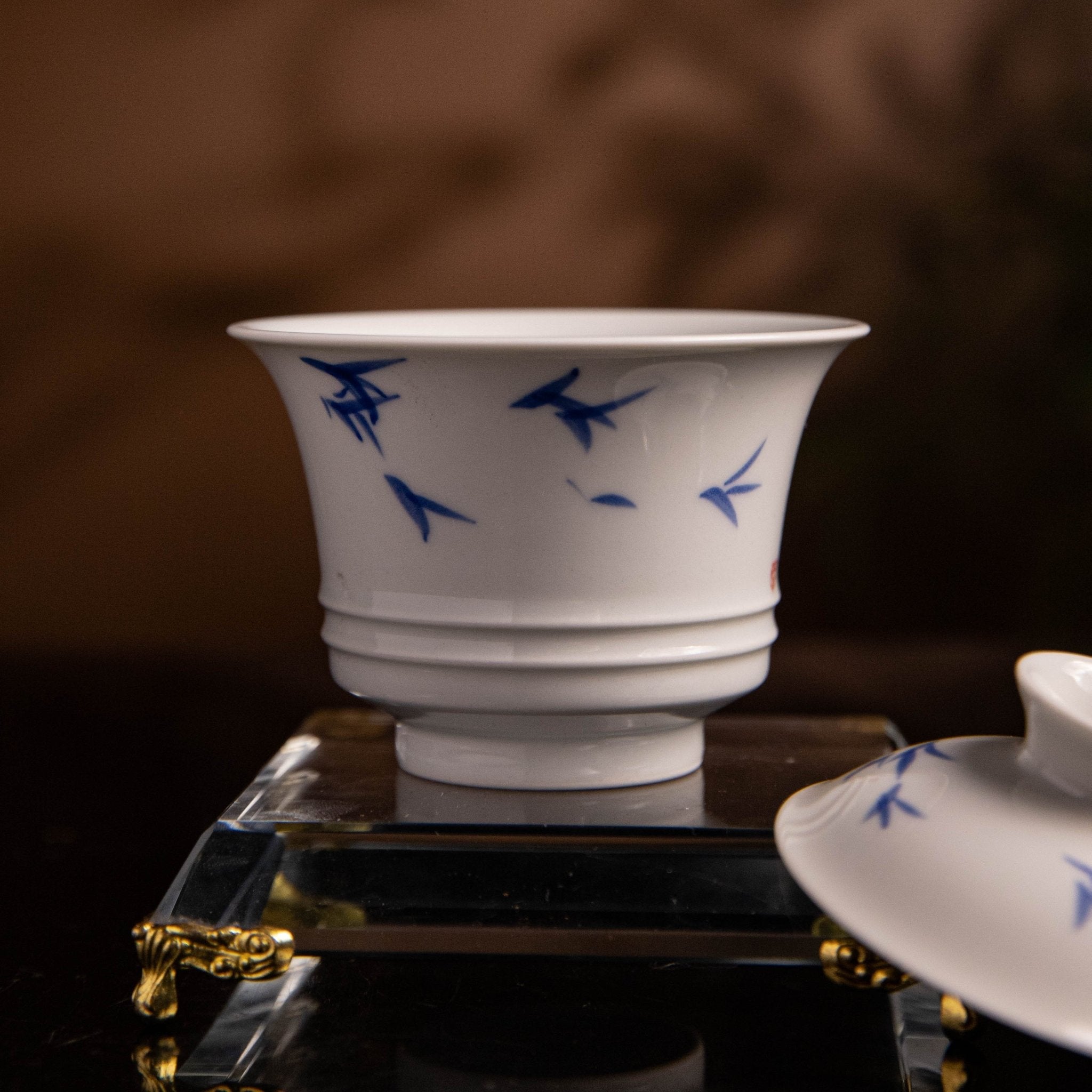 Zhu Wen 125cc - Jing De Zhen Porcelain Gaiwan - zycs_China