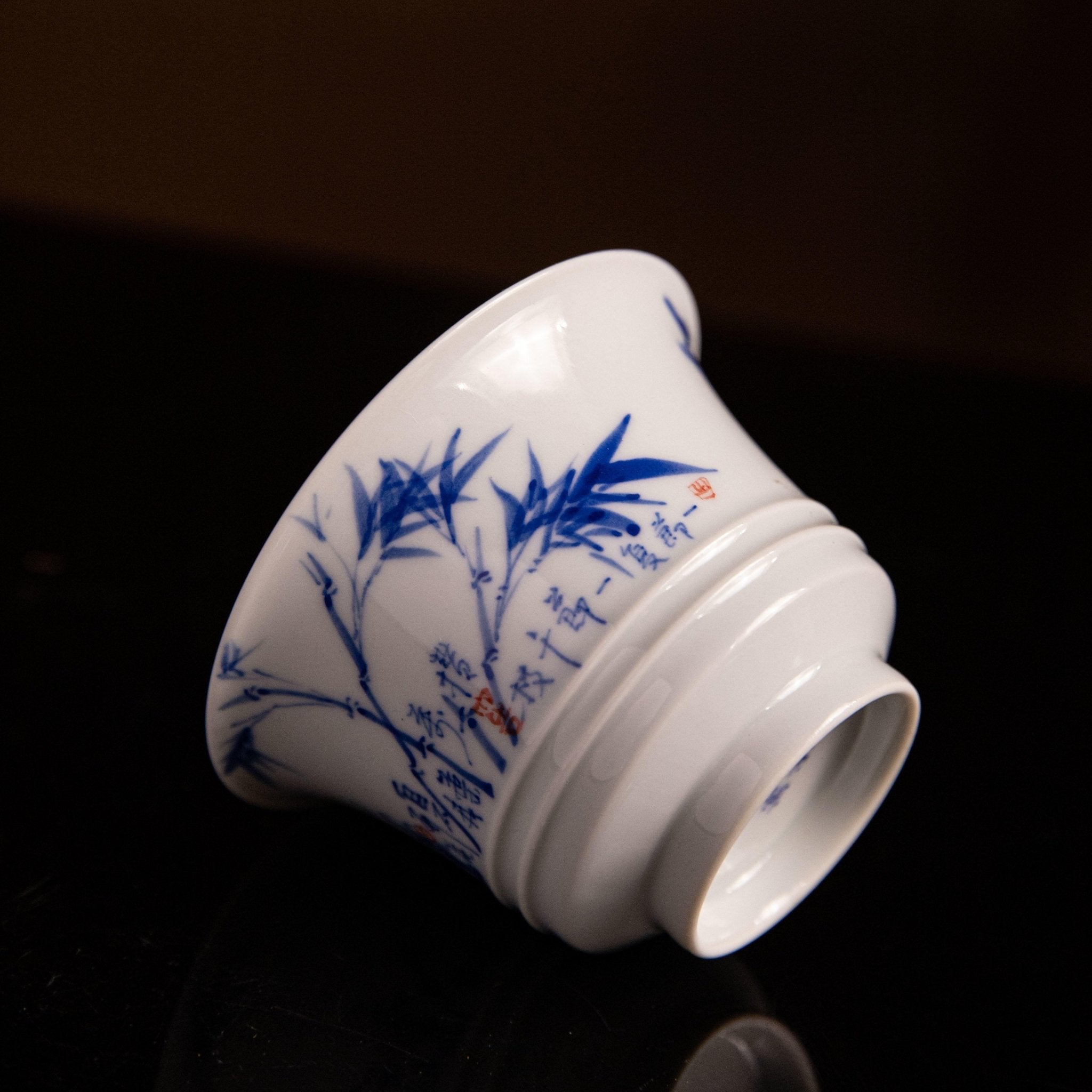 Zhu Wen 125cc - Jing De Zhen Porcelain Gaiwan - zycs_China