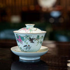 Zi Teng Hua 110cc - Jing De Zhen Porcelain Gaiwan - zycs_China